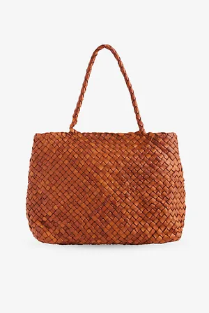 Dragon Diffusion Vintage Leather Tote Bag