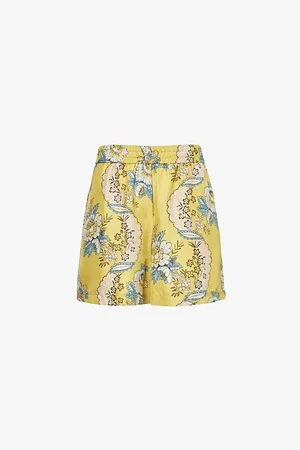 Max Mara Relaxed-fit High-rise Silk Shorts