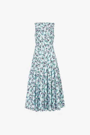 HUISHAN ZHANG Amaya Floral-print Cotton Midi Dress