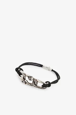 Alexander McQueen Skull-design Brass Bracelet