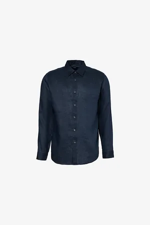 THEORY Irving Regular-fit Linen Shirt
