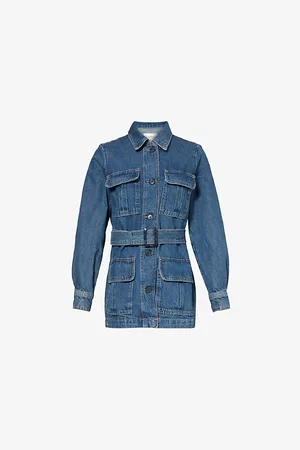 Frame Safari Belted Regular-fit Cotton Jacket