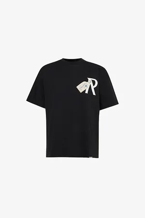 Represent Luggage Tag Graphic-print Cotton-jersey T-shirt
