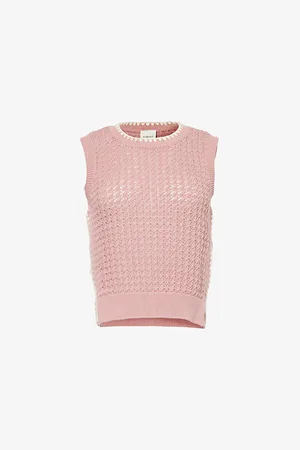 Varley Delaney Cotton Knitted Vest