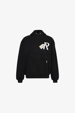 Represent Luggage Tag Graphic-print Cotton-jersey Hoody