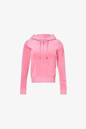 Juicy Couture Robertson Crystal-embellished Velour Hoody