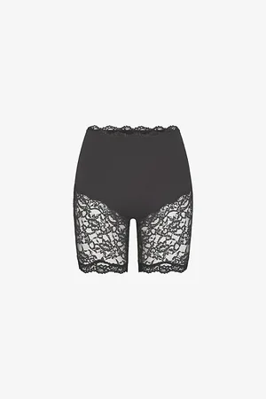 SKIMS Fits Everybody Lace-trim Stretch-woven Bike Shorts