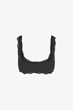 SKIMS Fits Everybody Lace Square-neck Stretch-woven Bra