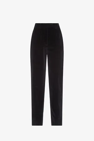 Prada Straight-leg Mid-rise Velvet Trousers