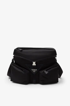 Prada Re-nylon Recycled-nylon and Leather Shoulder Bag