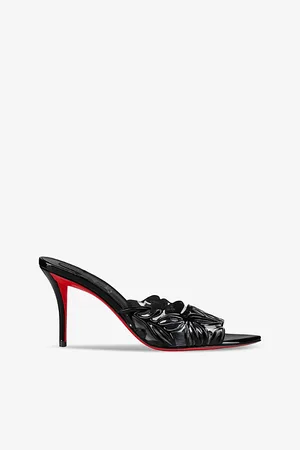 Christian Louboutin Apostropha Petunia 80 Pvc Mules