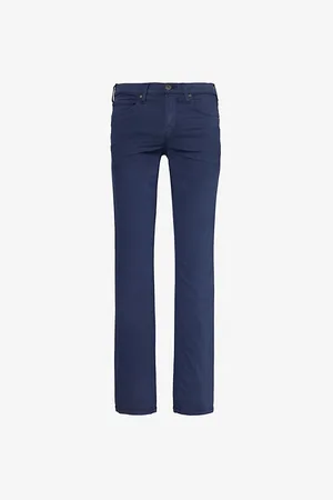 Paige Federal Straight-leg Mid-rise Jeans