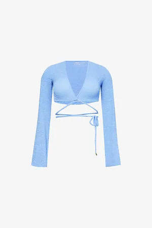 Monday Swimwear Azores V-neck Stretch Recycled-nylon Top