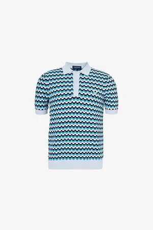 Fred Perry Logo-embroidered Short-sleeve Striped Cotton and Recycled-polyamide Blend Polo Shirt