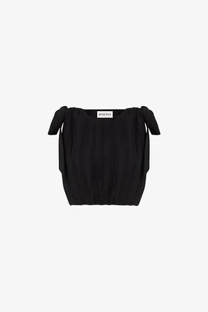 By Malina Kala Embroidered-pattern Cotton Top