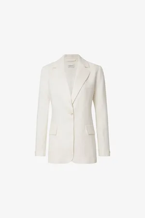 By Malina Vera Single-breasted Linen Blazer