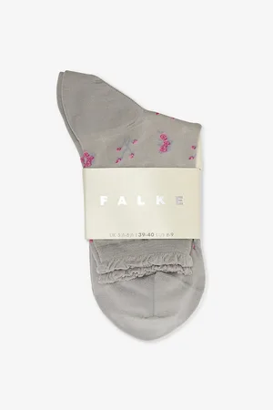 Falke Ruffle-trim Cotton-blend Knitted Socks