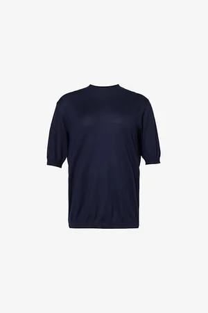 Bottega Veneta Brand-embroidered Regular-fit Cashmere Top