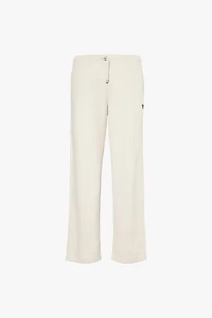 Emporio Armani Brand-patch Tapered Cotton-jersey Jogging Bottoms