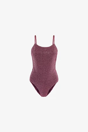 Oseree Lumiere Metallic-thread Swimsuit