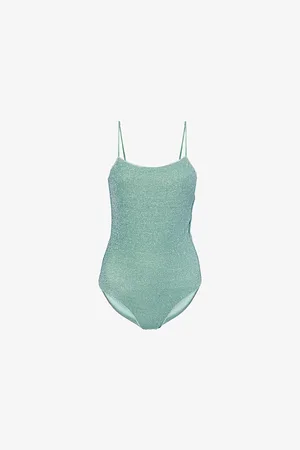 Oseree Lumiere Metallic-thread Swimsuit