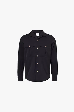 Paul Smith Utility Camp-collar Regular-fit Stretch-woven Shirt