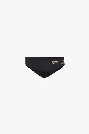 Speedo Logo-print Mid-rise Swim Briefs