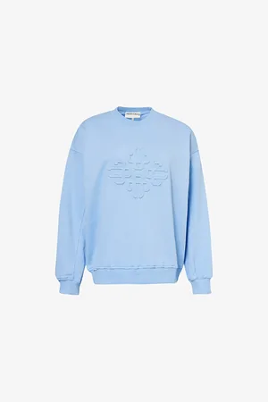 The Couture Club Logo-embossed Cotton-blend Sweatshirt