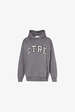 The Couture Club Varsity Cotton-jersey Hoody