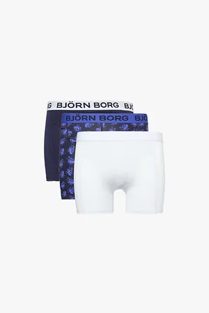 Björn Borg Pack of Three Logo-waistband Stretch-cotton Boxers