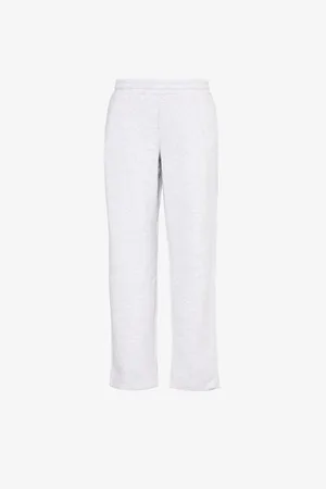 The Couture Club Brand-embroidered Drawstring-waistband Woven-blend Jogging Bottoms