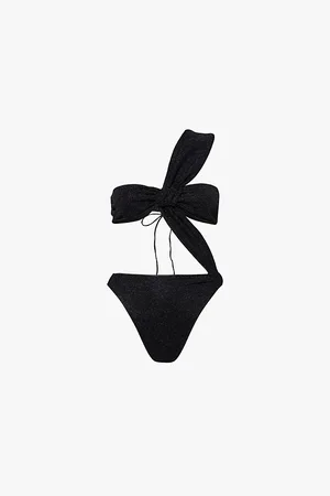 Oseree Lumiere One-shoulder Bandeau Swimsuit