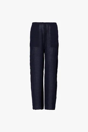Bella Dahl Straight-leg High-rise Linen and Cotton-blend Trousers
