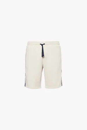 Emporio Armani Brand-patch Cotton-blend Shorts