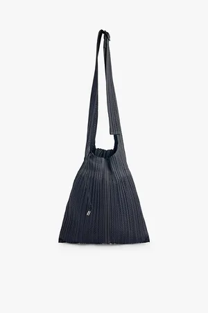 PLEATS PLEASE ISSEY MIYAKE Pleated Knitted Shoulder Bag