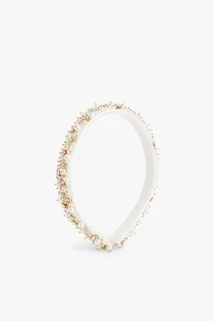 Jennifer Behr Landyn Crystal-embellished Silk Headband