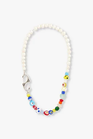 TWOJEYS Shining Silver-plated Brass Beaded Necklace