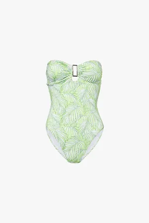 Melissa Odabash Como Palm-print Swimsuit