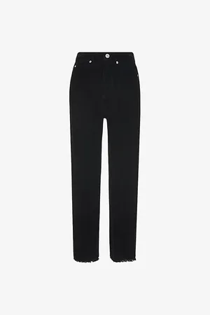 Whistles Branded-hardware Barrel-leg High-rise Corduroy Trousers
