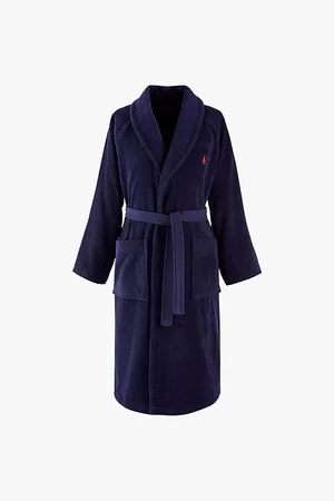 Ralph Lauren Logo-embroidered Relaxed-fit Cotton Bathrobe