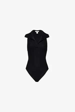 Alaïa Slim-fit Polo-collar Knitted Body
