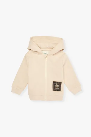 Fendi Brand-patch Zipped Cotton-jersey Hoody 12-24 Months