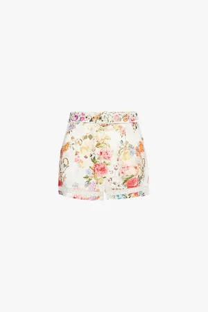 Camilla Buckled Linen Shorts
