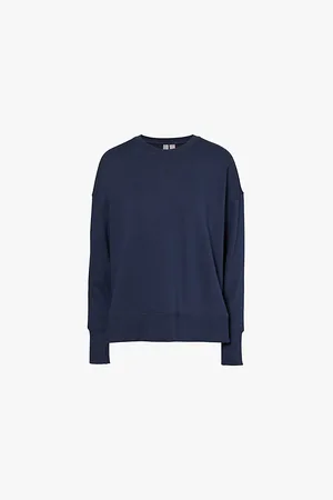 Sweaty Betty After Class Relaxed-fit Organic Cotton-blend Sweatshirt
