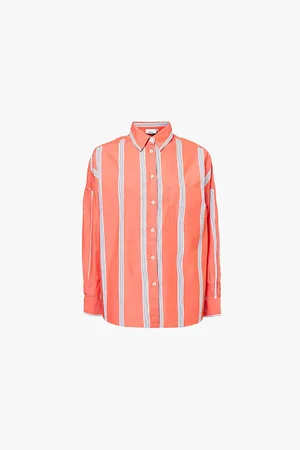 LMND Stripe-print Long-sleeve Cotton Shirt