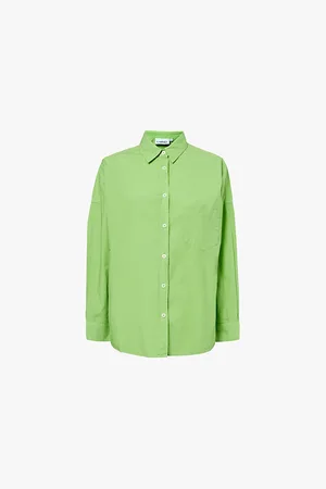 LMND Relaxed-fit Long-sleeve Cotton Shirt