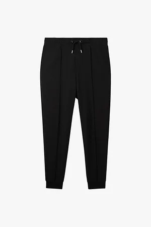 Reiss Premier Regular-fit Mid-rise Stretch-jersey Jogging Bottoms