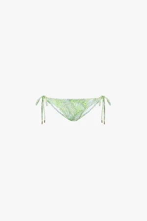 Melissa Odabash Cancun Palm-print Bikini Bottoms