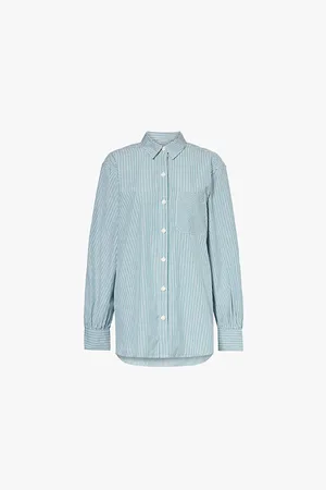 RAG&BONE Maxine Striped Cotton-poplin Shirt