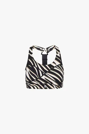 Sweaty Betty Power Zebra-print Stretch-woven Sports Bra
